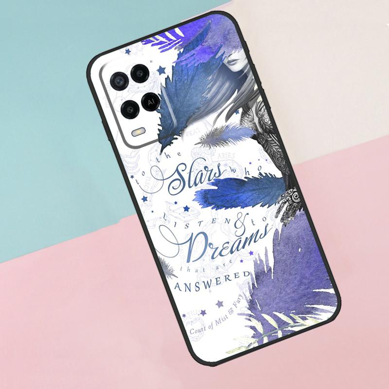 Чехол для телефона Oppo A16 A76 A96 A15 A80 A60 A40 A94 A54 A98 A78 A18 A38 A58 A17 A77 A74 A57S «Двор тумана и ярости»