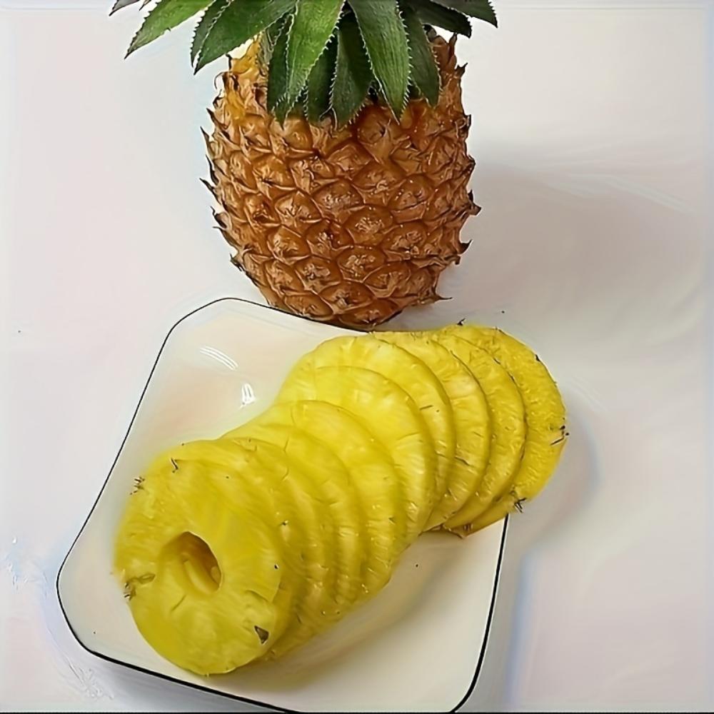 Stainless Steel Pineapple Nucleator and Slicer, Stainless Steel Pineapple Nucleator, Fruit Strawberry Nucleator, Kitchen for Easy Peeling and Slicing