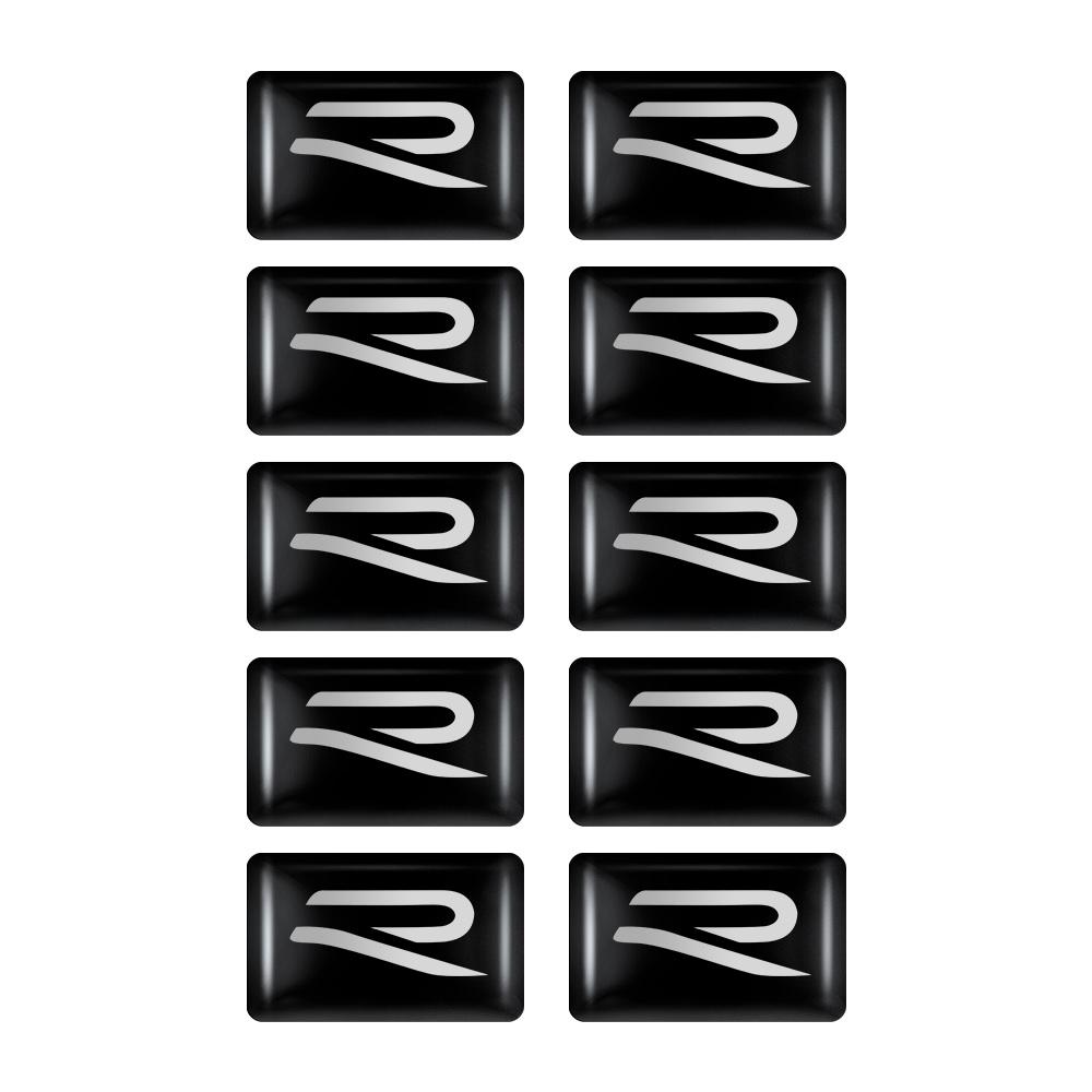 T2710/20/50Pcs 3D Fashion Car-Styling Body Waterproof Epoxy Resin Logo Sticker For Volkswagen GTI Golf Tiguan Passat Magotan Jetta 