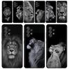 Lions Case For Samsung Galaxy A51 A71 A41 A31 A11 A01 A72 A52 A42 A32 A22 A21s A02s A12 A02 Black Phone Shell Capa Silicone