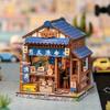 CUTEBEE Book Nook Kit DIY Wooden Doll House Miniature Model for Amazing Gifts Japanese Style