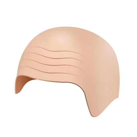 Wig Headgear Soft Makeup Latex Bald Hat Wig Adjustable Size Reusable Mesh Cover Film Television Performance Dress Up Props Men Costume Accessories