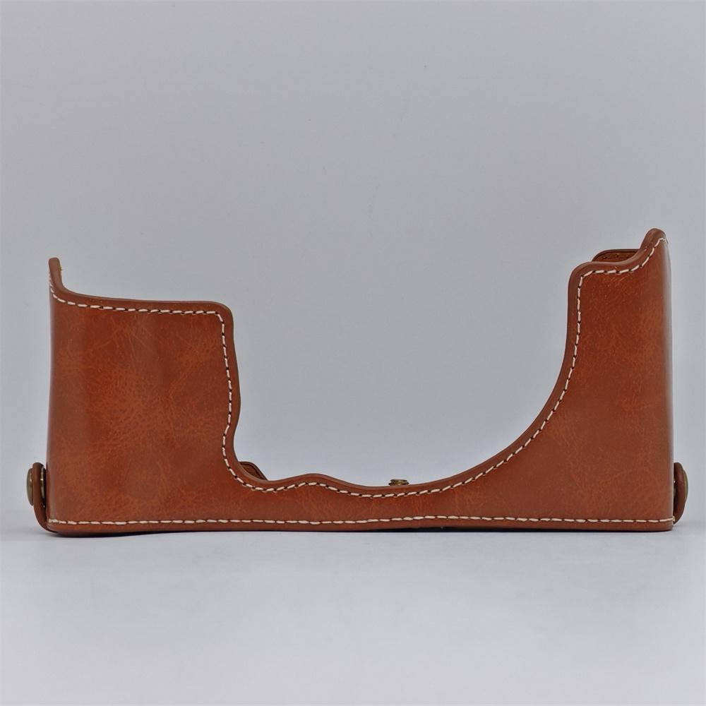 PU Leather Camera Half Case for Fujifilm GFX50R Fuji GFX 50R Base Cover Battery Opening Shell