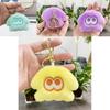 Colorful Squid Plush Keychain With Pp Cotton Filling Charming Backpack Decoration