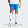 adidas Футбольные шорты Италия 24 Away с принтом логотипа, цветными блоками, эластичным поясом, прямые штаны, мужские шорты Fan Edition, синие IQ0486