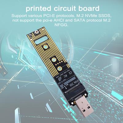 Портативные адаптеры M.2 SSD NVME — USB 3.1 типа A. Драйвер не требуется. Подключи и работай.