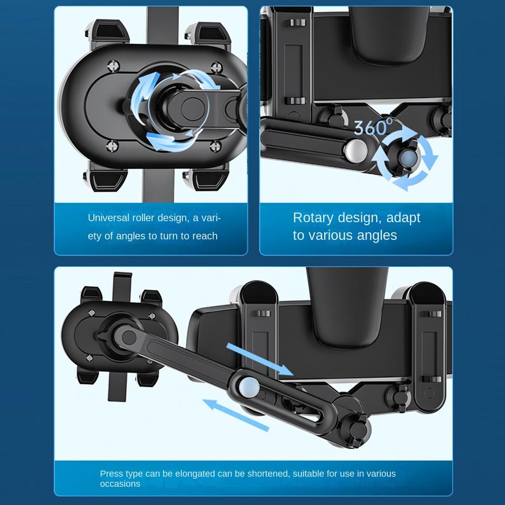 Foldable Rearview Mirror Phone Mount Bracket Adjustable Mobile Cell Support Tools  Adults