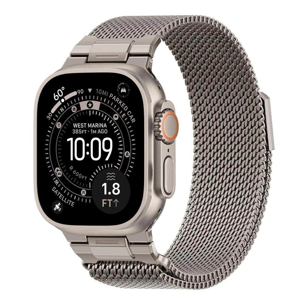 Strap for Apple Watch Ultra 4 3 2 Bands 49mm 46mm 44mm 45mm 42mm Parachute Milanese Loop Bracelet iWatch Series 12 11 10 SE 9 8