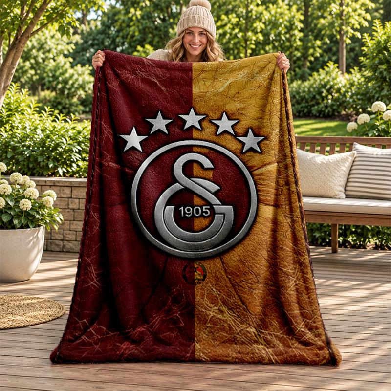 Плед Galatasaray Фланелевый плед Мягкий уютный плюшевый плед для дивана кровати Легкий элемент домашнего декора Подарки на Рождество различные праздники