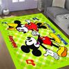 Mickey And Minnie Love Disney Cartoon Theme Anti-Slip Rug - Polyester, Home Decor, Suitable for Bedrooms, Living Rooms, Doorways, and Studios