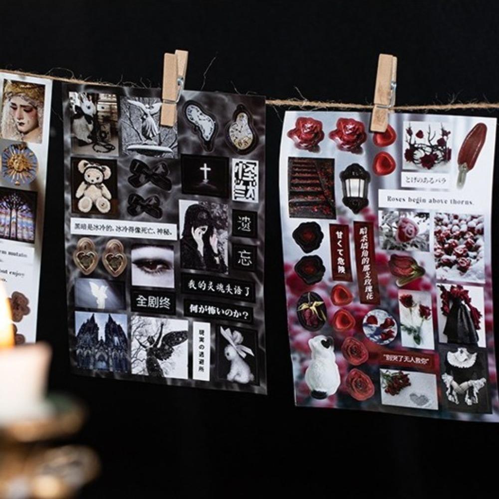 20 шт. декоративные наклейки MINKYS книга ретро ноутбук фотокарточка наклейка книга школьные канцелярские принадлежности