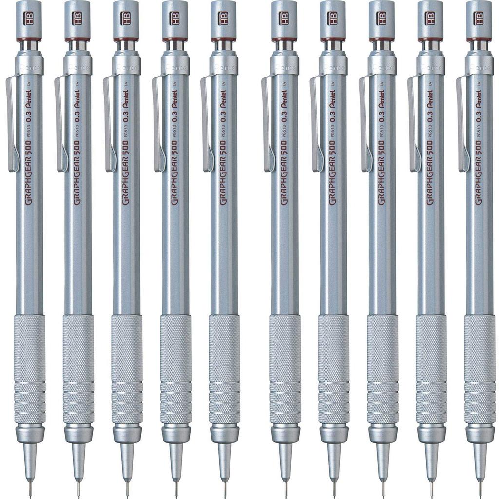 Механический карандаш Pentel Graph Gear 500 10 шт. PG513 0,3 мм