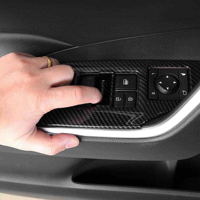 Для Toyota RAV4 XA50-2022 2023 гибридный ABS автомобильный дверной подлокотник панель оконный переключатель кнопка подъема крышка накладки