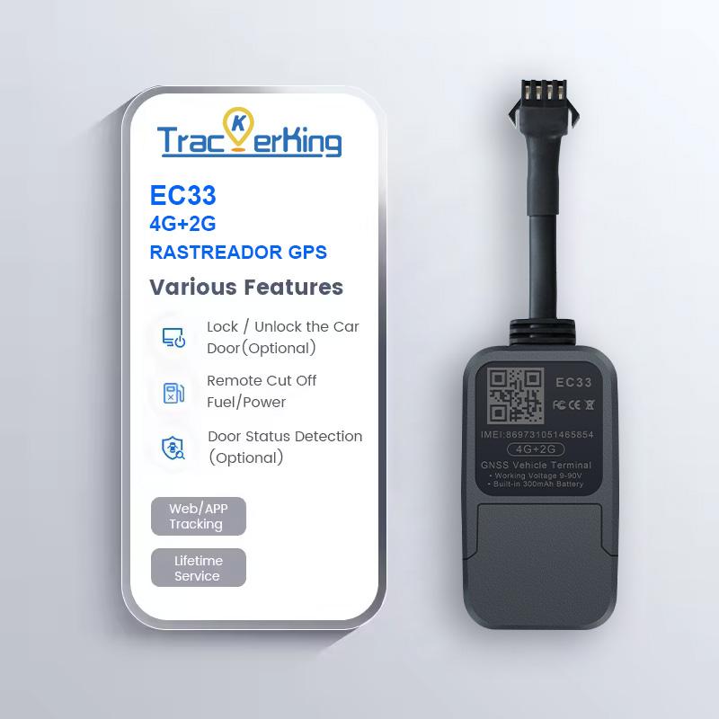 TrackerKing EC33Pura 4G GPS Car/Motor/Bike Tracking Device J16 Tracker Rastreador GT06 protocolo