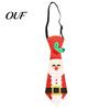 Funny Christmas Accessories Adjustable Glitter Necktie, Non-woven Fabric Holiday Dress Up Costume Snowman Party Decoration Accessories, Sparkling