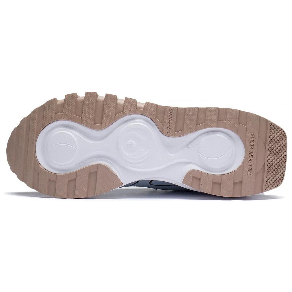 Кроссовки Li Ning Fangyuan Evo с нескользящей износостойкой дышащей светоотражающей подошвой для бега, мужские кроссовки черного и синего цвета AGCS163-1