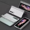 Для Samsung Z Fold 7 Прозрачная защитная крышка шарнира со слотом для ручки Ударопрочный жесткий чехол-накладка из ПК для Galaxy Z Fold7 Fold6 Fold5