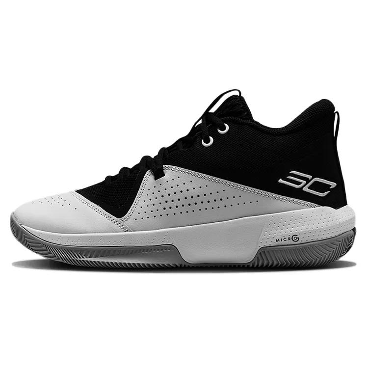 Under Armour SC 3Zero 4 'Black White' (Unisex) Black / White / White Basketball Shoes 3023917 002