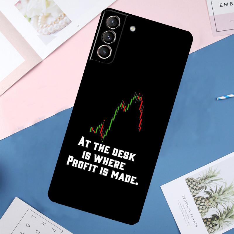 Чехол-кошелек Day Trader для Samsung Galaxy S23 S22 S24 Ultra Note 20 S20 S21 FE S9 S10 Note 10 Plus