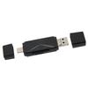 Устройство для чтения карт памяти USB C USB2.0 MICRO USB с 3 разъемами 104 МБ/с 3 в 1 Устройство для чтения карт памяти USB для ноутбука сотового телефона