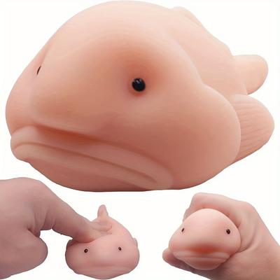 Надежная Ручная Странная Рыбка Игрушка, Тяни и Сжимай Милые Игрушки, Веселые Очаровательные Подарки для Подростков и Взрослых Вечеринок