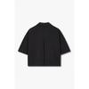 Studio Tomboy Back Pleat Short Sleeve Shirt  9175221989ar 