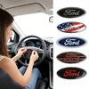Car Steering j75 Wheel Logo Emblem Sticker CoverFor Ford Focus Kuga Fiesta Edge Explorer Escape Ecosport Mondeo Fusion Ranger Roush