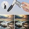 ARTCISE Variable ND Filter 37mm 6mm Definition Optical Compatible with DSLR and Mirrorless Cameras ND2–ND400, 9-Step Adjustment, Ultra-Thin Frame,