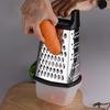 1 Set Vegetable Grater Easy To Clean Grate Non-slip Durable Stainless Steel Fruit Cheese Potato Slicer for Restaurant