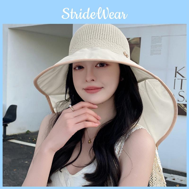 Breathable Outdoor Sun Hat With Wide Brim And Neck Shield For Casual And Travel Use