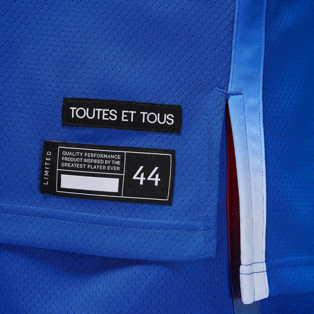 Jordan Легкая, удобная, стильная, безрукавная баскетбольная майка Victor Wembanyama с буквенным принтом, мужская, синяя, HF7308405