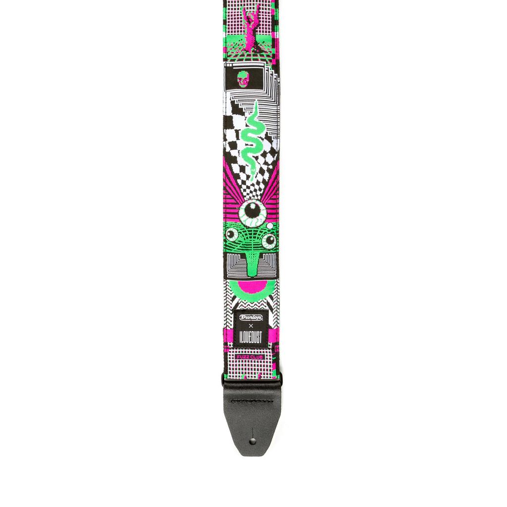 Jim Dunlop ILD14 I LOVE DUST Mnemonic Fuzz Guitar Strap [Jim Dunlop]
