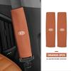 RTMZ5 For KIA Car Safety Belt Shoulder Protector Pad Leather Seat Belt Cover Accessories K5 K2 Rio Optima Sportage Venga Sorento
