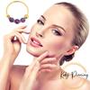 14k Gold Nose Ring Piercing with Purple Opal Gemstone - Quality Piercing