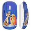 Wireless Mouse - Lady and the Tramp - Blue - Compatible Mac and PC - WiFi USB Key Included