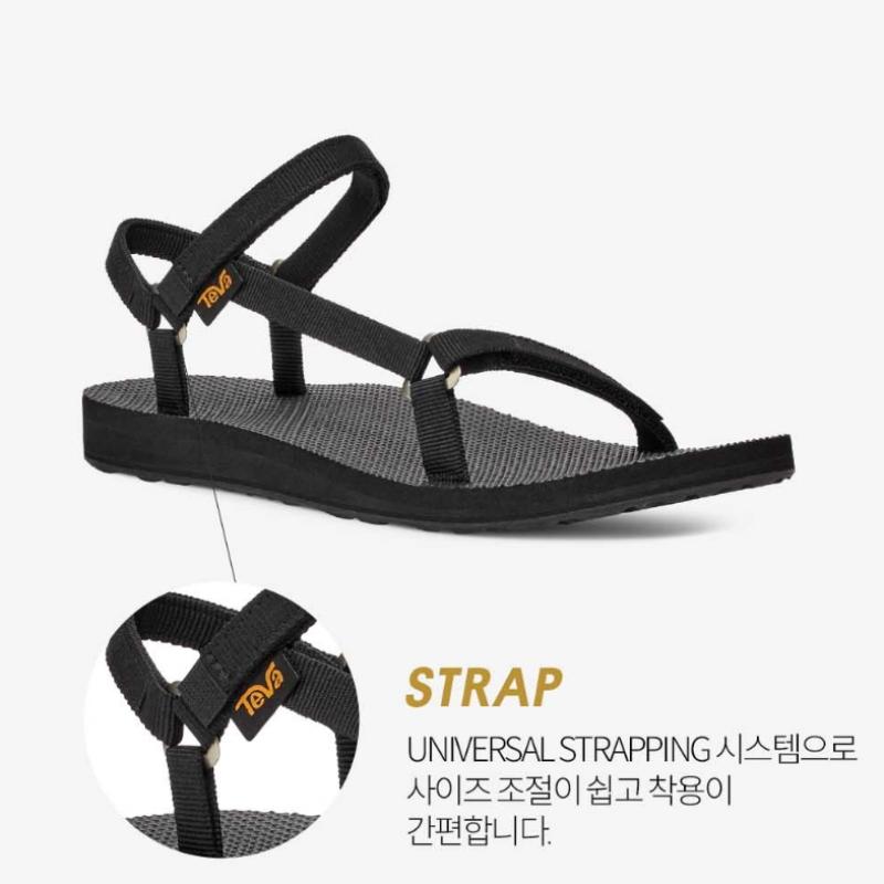 Teva Women S Aqua Sandal Original univerSal Slim Stvf2510110 Blk