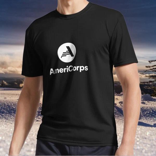 Новый товар AMERICORPS Новый логотип Классический логотип Футболка Футболка Смешная Размеры от S до 5XL