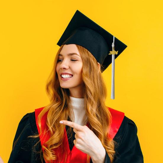 2024 Выпускной кулон с кисточкой, яркий цвет, красивый ручной работы, полиэстер, выпускной, украшение с кисточкой, товары для вечеринок