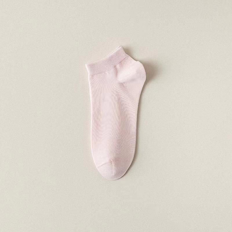 Весна и лето, четыре сезона, женские простые, модные и милые однотонные носки Morandi с низкой посадкой и удобными носками