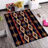 Vintage Tribal Geometric Print Area Rug, Non-Slip Soft Floor Mat for Living Room Bedroom Ethnic Home Decor Carpet