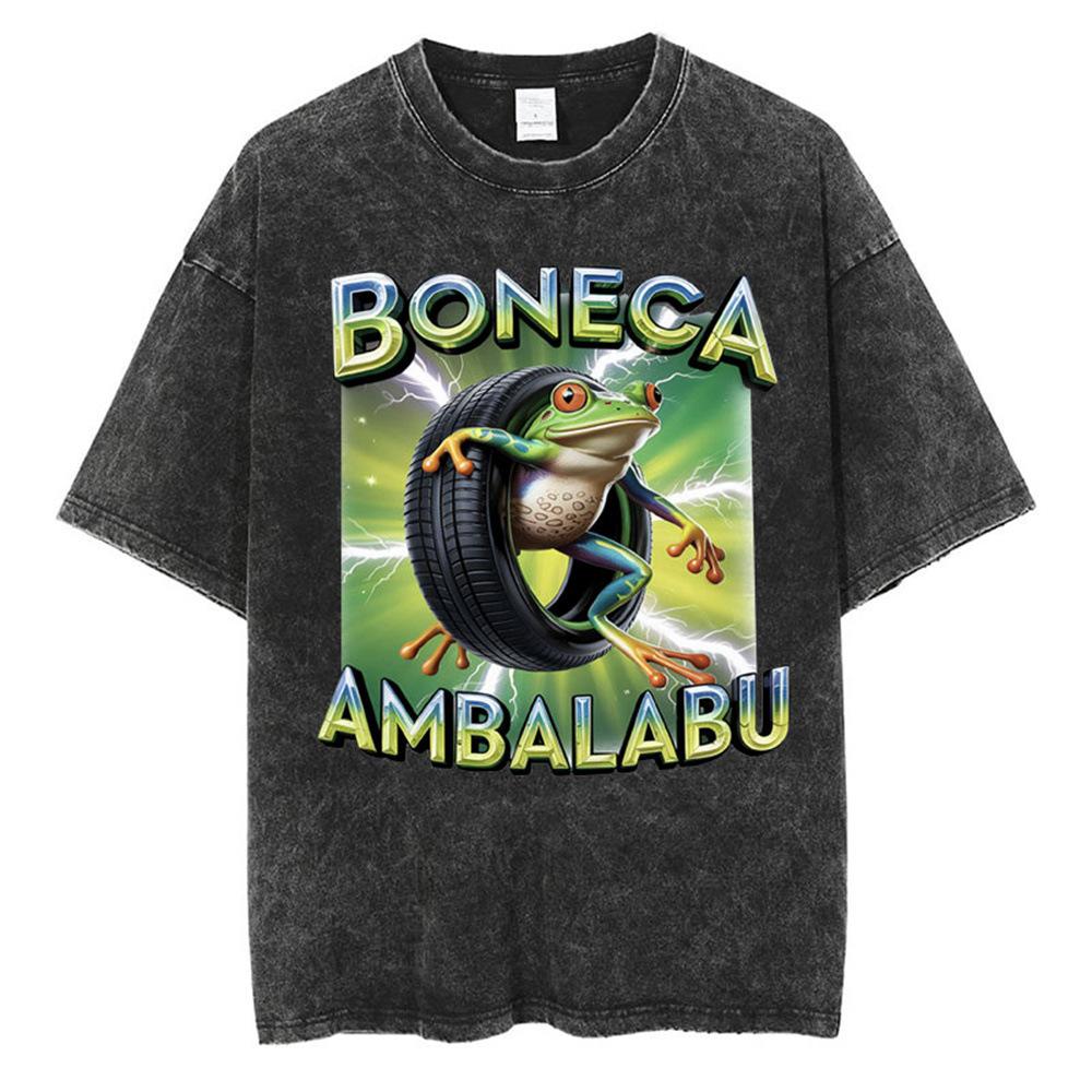 Bobrito Bandito Funny Meme Washed T-Shirts Men Women Fashion