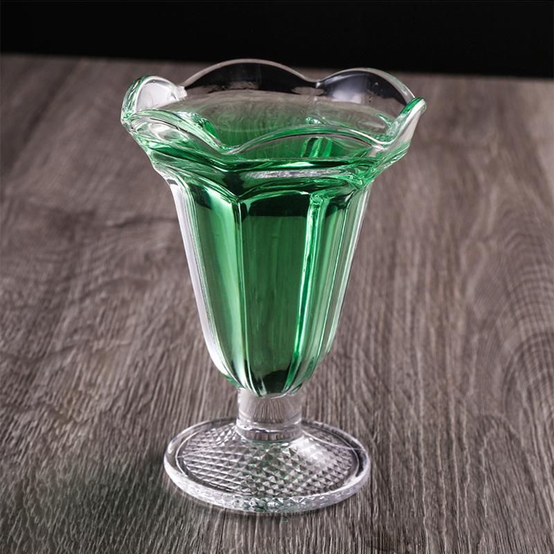 7 унций 205 мл Универсальный десертный стакан Бытовая посуда Креативный коктейльный бокал Прозрачные чашки для мороженого и сандая Напитки для вечеринки