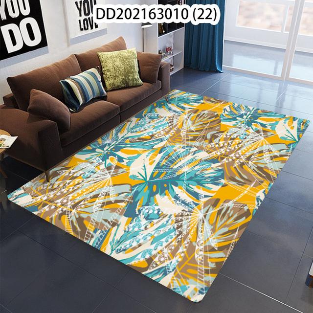 Green Plant Leaves Kids Room Rug Doormat Prayer Mat Hallway Carpet Carpet In The Bedroom Kitchen Mat Alfombra Tapete