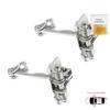 BDP756-1 2 Pieces Front Left AND Right Door Catch Hinge Brake Stop Check Strap Limiter for Renault Dacia Sandero Logan Duster MK2 804302559R