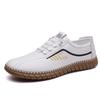 Fashion Big Size Fashion Casual Soft Leather Shoes for Men Solid Color Light Driving Shoes Male Spring Autumn New Designer Shoe Man