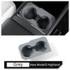 Rear Seat Water Cup Support Central Control Cup Holder for Tesla Model Y LAUNCH 2025/Model 3+ Highland Limiter Drink Coaster Pad