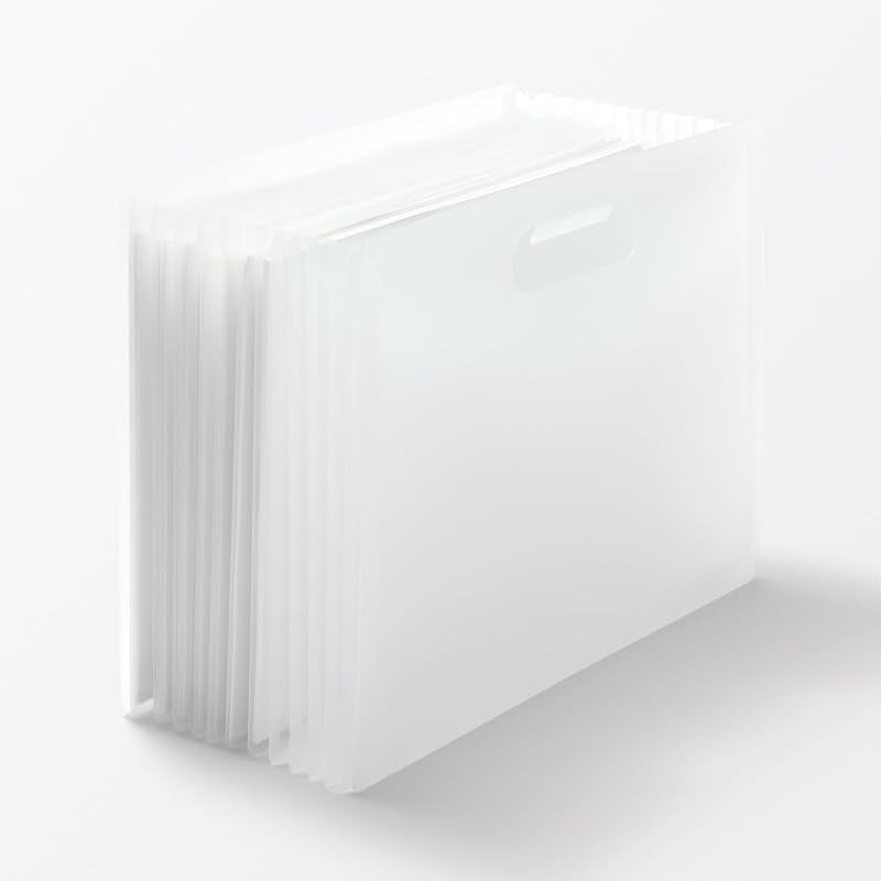 Пластиковый аккордеон MUJI, формат А4, 12 отделений, 84924866