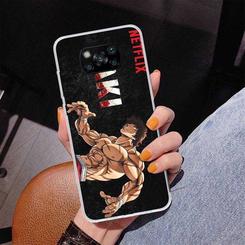 Чехол для телефона Baki the Grappler Original Anime для Xiaomi Poco X7 X6 X5 Pro F7 Ultra Redmi 15C 15 13C 13 12C 12 10 10A 10C 9 9A 9C