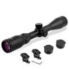 FOCUHUNTER 3-9x40 Riflescope, Airsoft Gun Scope, Purple Lens, Variable Magnification Compact 14 MOA Sight with Butler Cap and 20mm Mounting Rings,