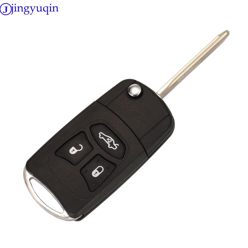 Jingyuqin Modified Entry 3/4 Button Flip складной чехол для дистанционного ключа от машины для Chrysler Town Country Dodge Grand Caravan Jeep